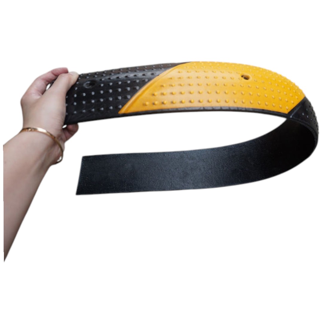 ยางเส้นสะเทือนชะลอความเร็ว 10x100x2 cm. Speed Bump - Image 2