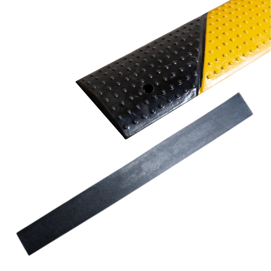 ยางเส้นสะเทือนชะลอความเร็ว 10x100x2 cm. Speed Bump - Image 4