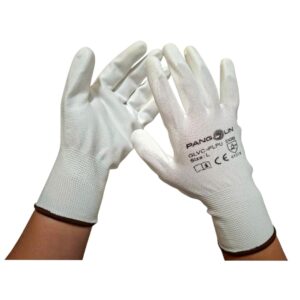 ถุงมือโพลีอีสเตอร์เคลือบPU Palm Coated Polyester Gloves