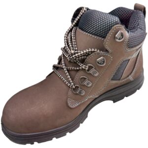 รองเท้านิรภัยหุ้มข้อ(พื้นPU) Oil Nubuck Mid Cut Shoes