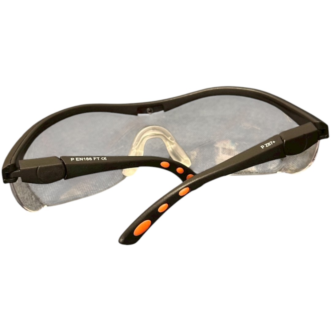 แว่นตานิรภัยเลนส์ใส Safety Spectacles Clear Lenses - Image 2