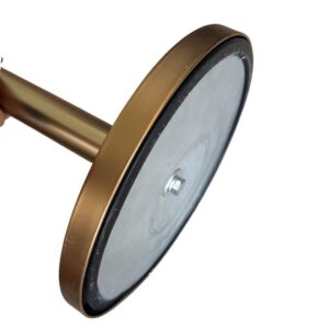 เสากั้นทางเดินหัวเพชร (สีทอง) | Diamond Head Stanchion Gold - Image 3