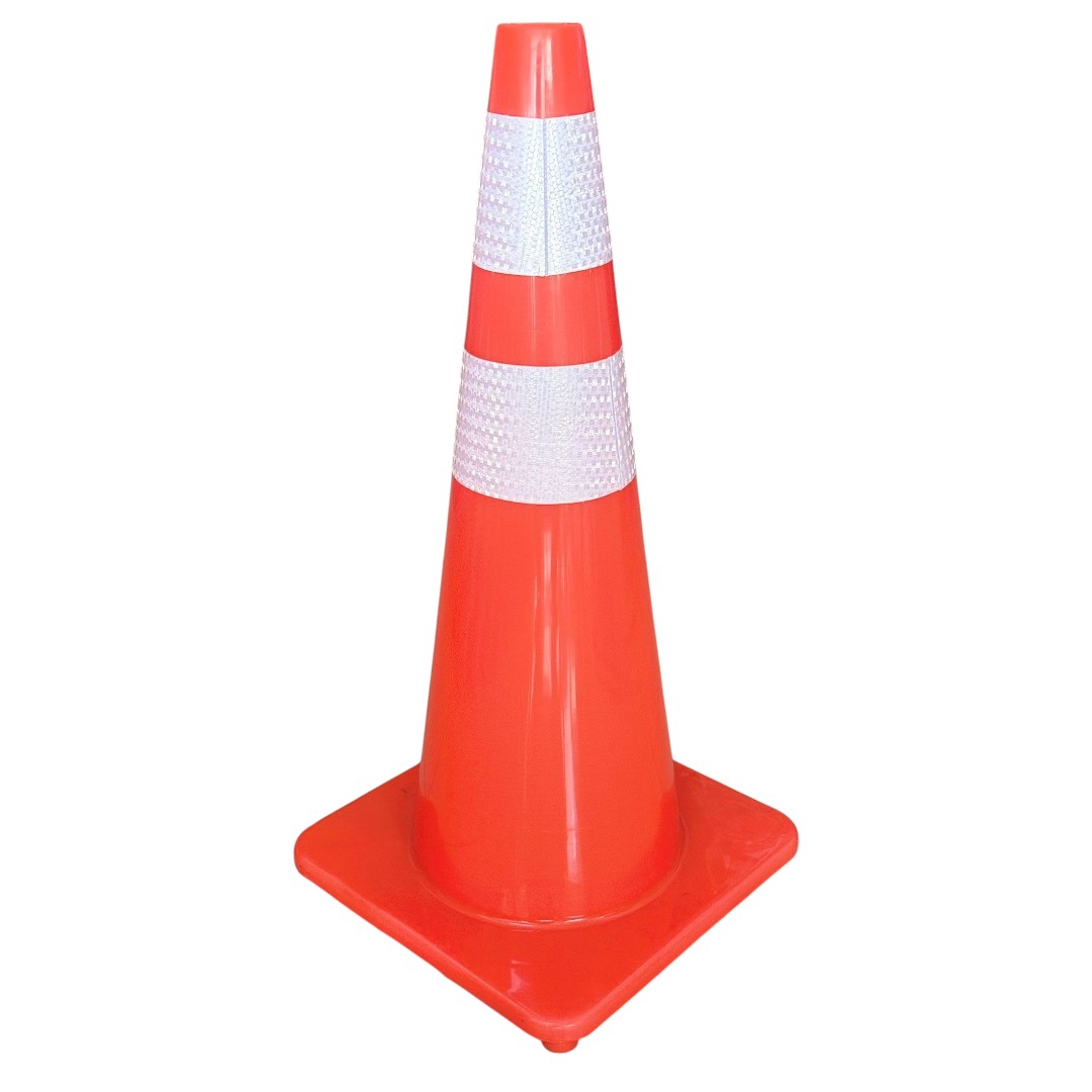 กรวยจราจร สีส้ม PVC | Traffic Cone Orange (PVC)