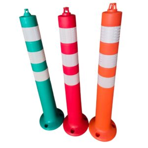 เสาหลักจราจรEVA+PE(มีจุก)