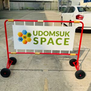 Alternative view of แผงกั้นจราจร 1.5 เมตร (ล้อ8นิ้ว) | Steel Traffic Barrier 1.5M.