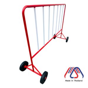 แผงกั้นจราจร (แบบมีล้อ) | Steel Traffic Barrier