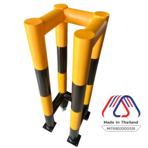 ราวเหล็กกันชน 80x80x100cm. | Crash Protection Barriers