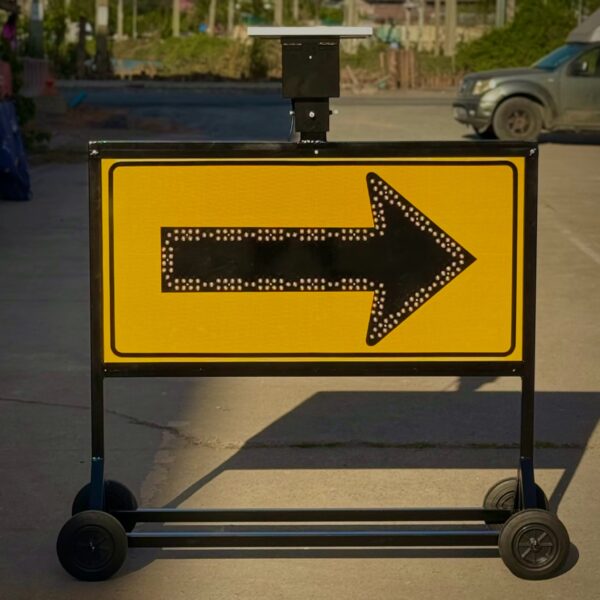 ป้ายไฟกระพริบ Solar Call เคลื่อนย้ายได้ - Image 4