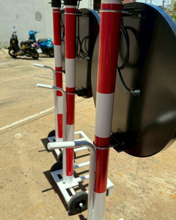 รถเข็นไฟกระพริบSolarell เคลื่อนย้ายได้ - Image 2