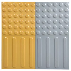 แผ่นกระเบื้องเซรามิคทางเดินคนพิการ "Tactile Paving"