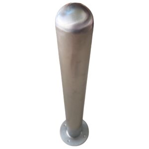 เสาสแตนเลสกั้นรถ (หัวมน) | Stainless Steel Bollard Rounded Top