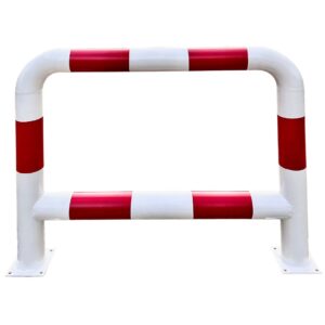 ราวเหล็กกันชน 100x80cm. แดง-ขาว