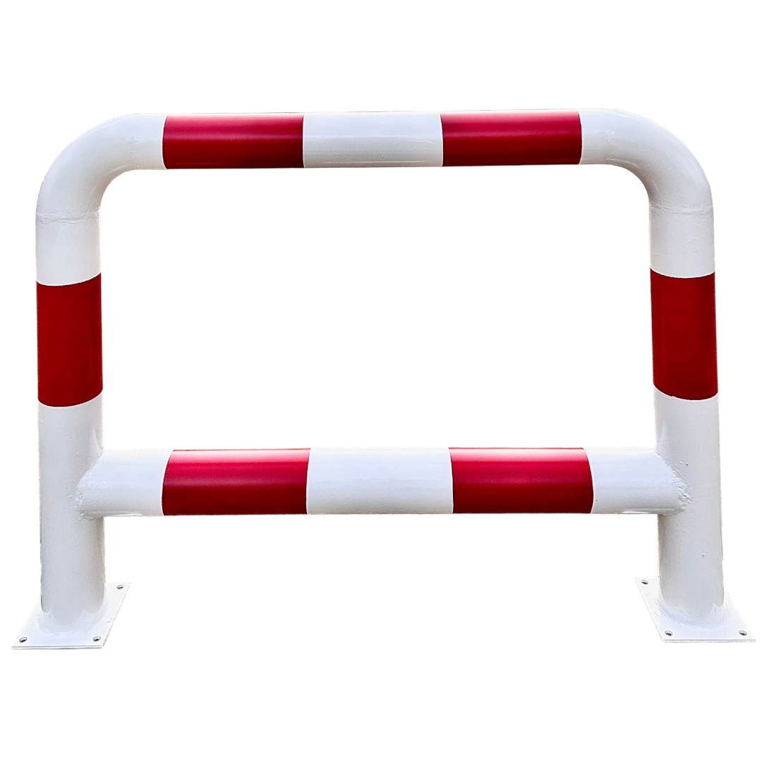 ราวเหล็กกันชน 100x80cm. แดง-ขาว