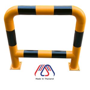 ราวเหล็กกันชน 80x80cm. เหลือง-ดำ