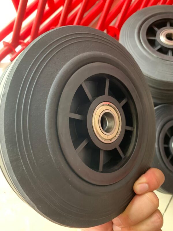 ล้อPU 8 นิ้ว สำหรับแผงกั้นจราจร - Image 4