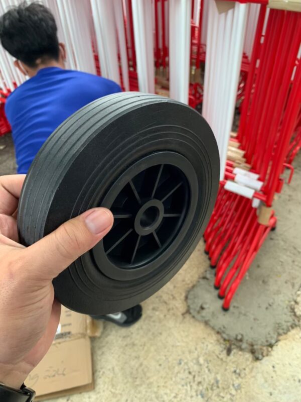 ล้อPU 8 นิ้ว สำหรับแผงกั้นจราจร - Image 2