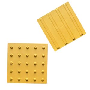แผ่นRecycled Elastomerทางเดินคนพิการ "Tactile Paving"