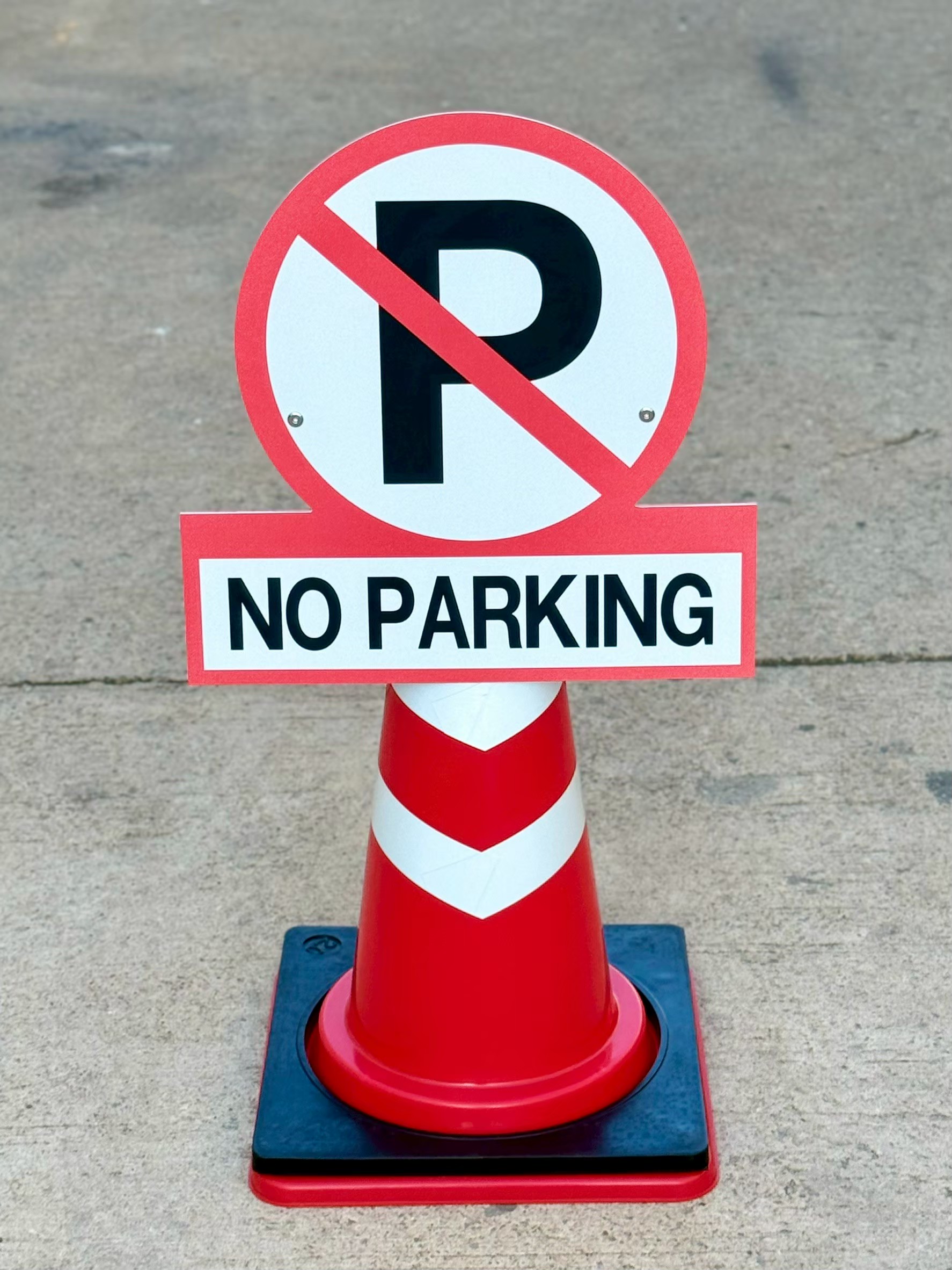 ป้ายสวมกรวยจราจร | Traffic Cone Sign - Image 8
