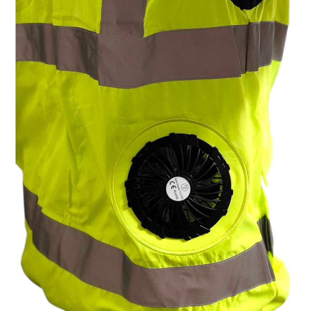 เสื้อกั๊กสะท้อนแสง มีพัดลมในตัว | CoolBlade Reflective Vest - Image 3