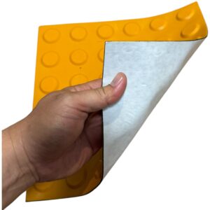 แผ่นทางเดินคนพิการ (มีกาวในตัว) | PVC Braille Block (Self-adhesive)