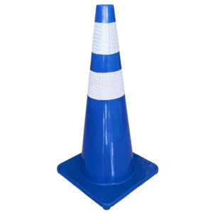 กรวยจราจร สีน้ำเงิน PVC | Traffic Cone Blue (PVC)