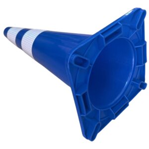 Alternative view of กรวยจราจร สีน้ำเงิน PVC | Traffic Cone Blue (PVC)