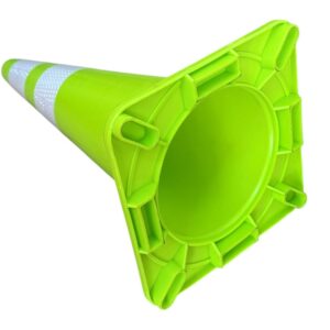 Alternative view of กรวยจราจร สีเขียว PVC | Traffic Cone Green (PVC)