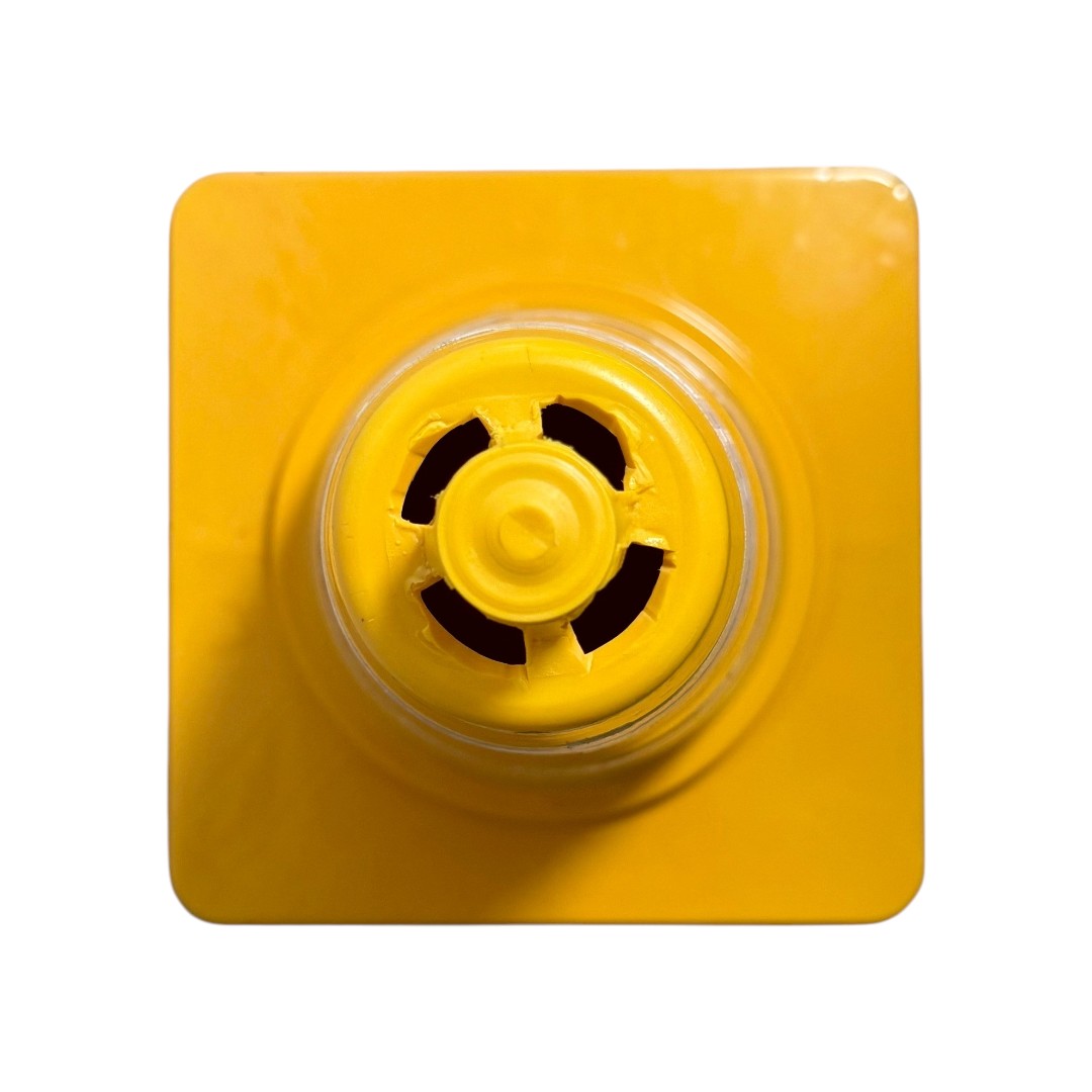 กรวยจราจรEVA+PE สีเหลือง (มีจุก) | Traffic Cone Yellow - Image 3