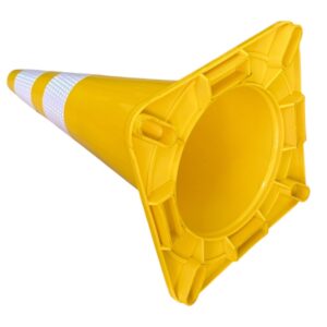 Alternative view of กรวยจราจร สีเหลือง PVC | Traffic Cone Yellow (PVC)