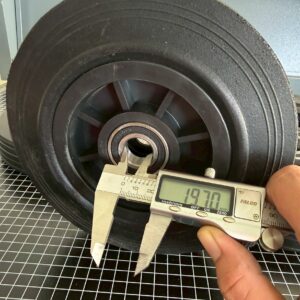 ล้อยางไนล่อน 8 นิ้ว (แกนลูกปืน) | Heavy Duty Nylon Caster - Image 4