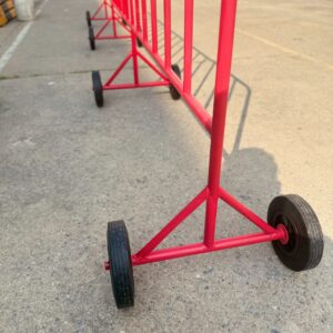 Alternative view of แผงกั้นเหล็ก 5เมตร 8ล้อ | HeavyDuty 8Wheel Steel Traffic Barrier