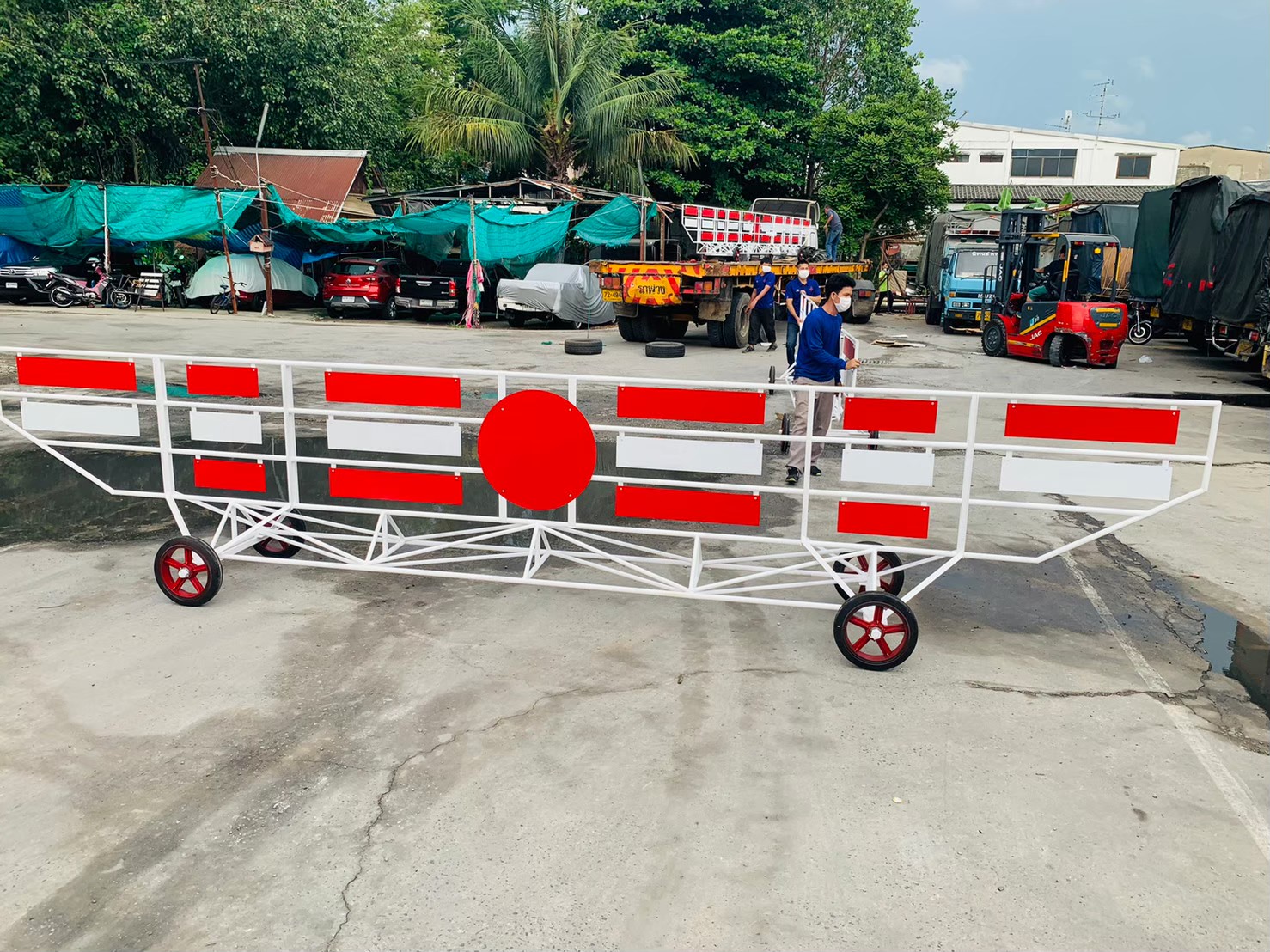 แผงกั้นทางข้ามรถไฟ | Railroad Crossing Gate - Image 3