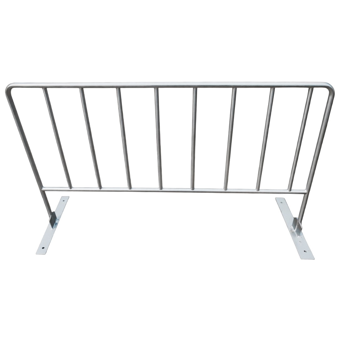แผงกั้นเหล็กฐานเรียบ | Steel Barrier with Flat Base