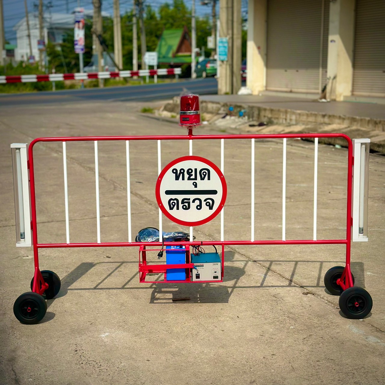 แผงกั้นเหล็กหยุดตรวจ | Traffic Checkpoint Barricade - Image 5