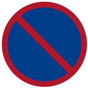 ป้ายห้ามจอดรถ [บ.29] | No parking Sign
