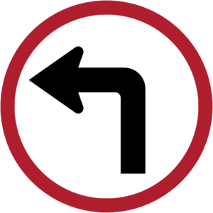 ป้ายให้เลี้ยวขวา [บ-43] | Sign to turn Left