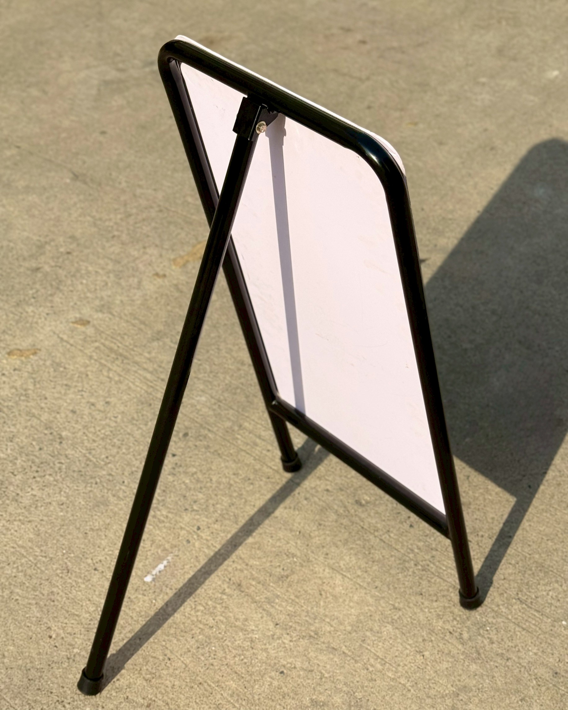 ป้ายตั้งพื้นพับเก็บได้ | Foldable Steel Sign Stand - Image 3