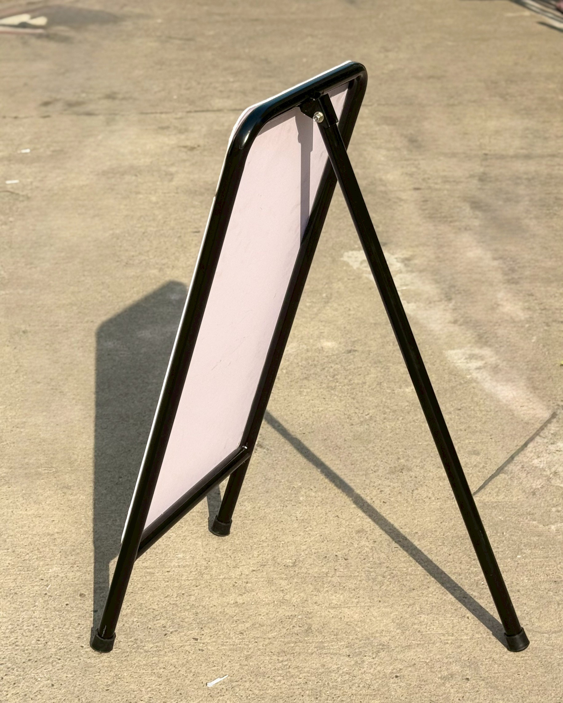 ป้ายตั้งพื้นพับเก็บได้ | Foldable Steel Sign Stand - Image 4