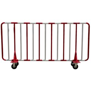 รั้วกั้นจราจร แบบเคลื่อนย้ายได้ (มีล้อ) | Mobile Traffic Barricade with Wheels