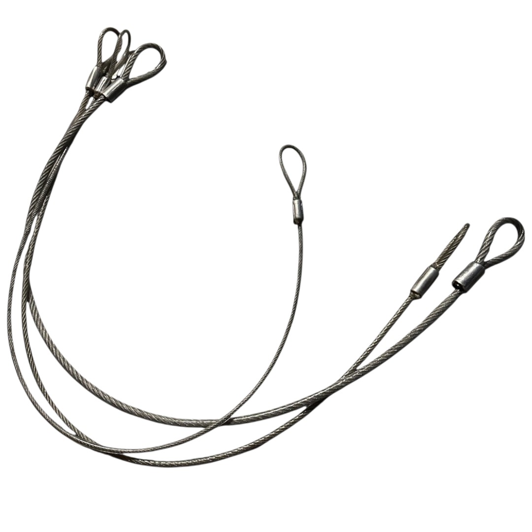 สลิงล็อคล้อรถหุ้มยาง PVC | Wheel Lock Cable - Image 3