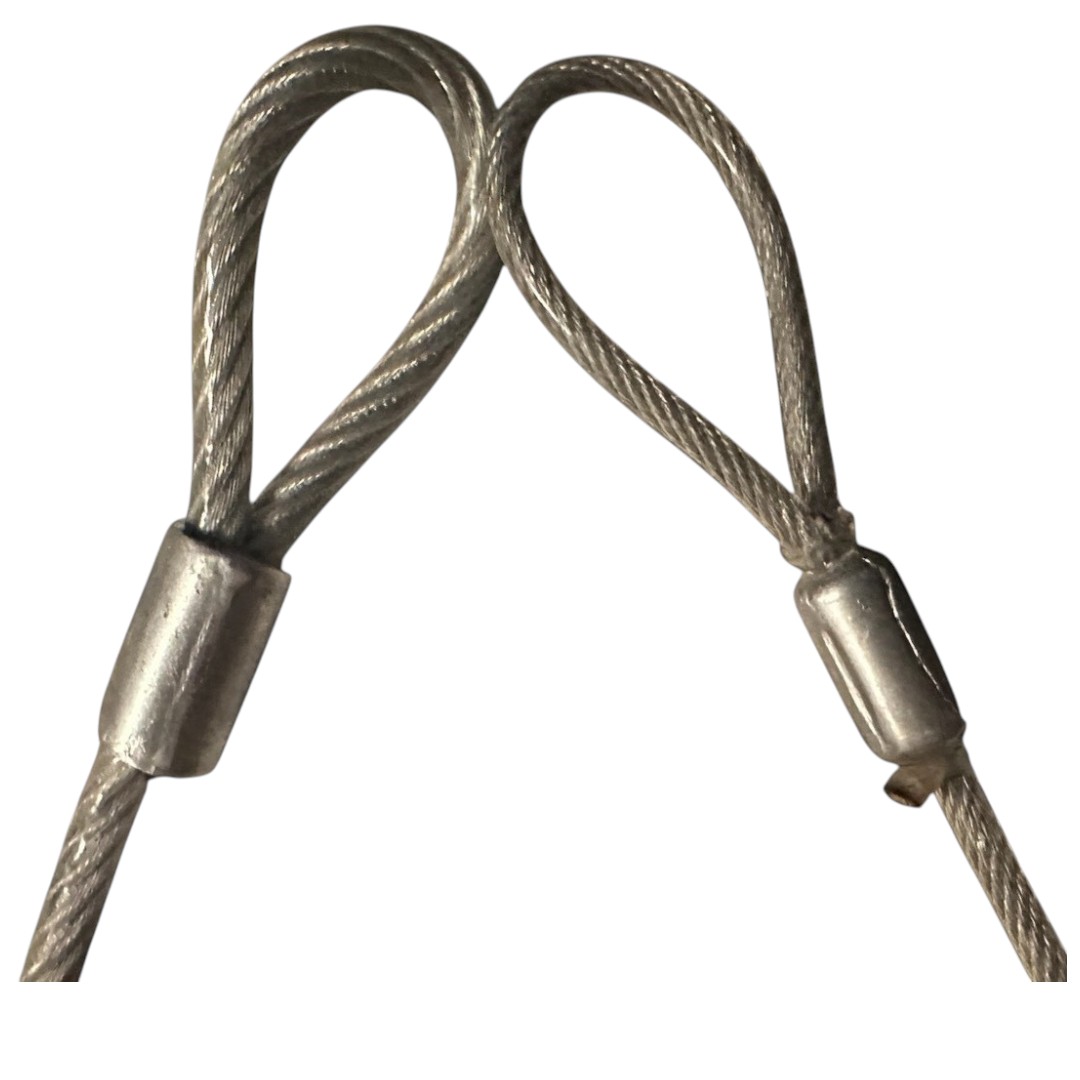 สลิงล็อคล้อรถหุ้มยาง PVC | Wheel Lock Cable - Image 2