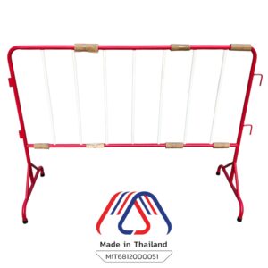 แผงกั้นจราจร 1.5 เมตร (ฐานยางรอง) | Steel Traffic Barrier 1.5M.