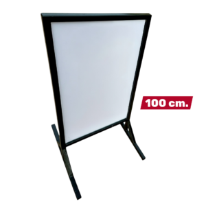 โครงป้ายตั้งพื้น สูง100cm. (SF100-1) | Steel Floor Sign Frame