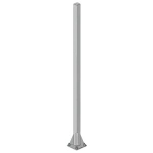 เสาเหล็กกล่องสี่เหลี่ยมสีบรอนซ์ (TPB06) | Traffic Posts Bornze